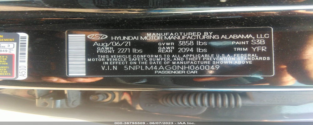 5NPLM4AG0NH060049 2022 HYUNDAI ELANTRA photo no. 9
