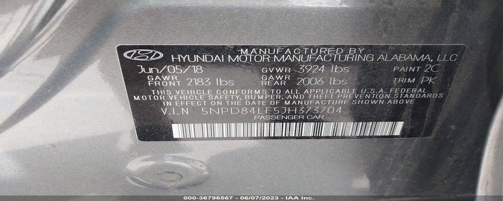 5NPD84LF5JH373704 2018 HYUNDAI ELANTRA photo no. 9