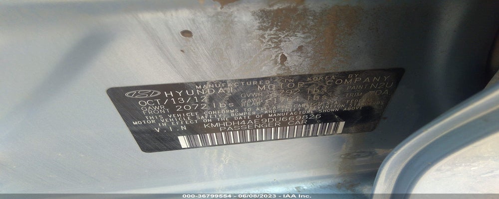 KMHDH4AE9DU669826 2013 HYUNDAI ELANTRA photo no. 9