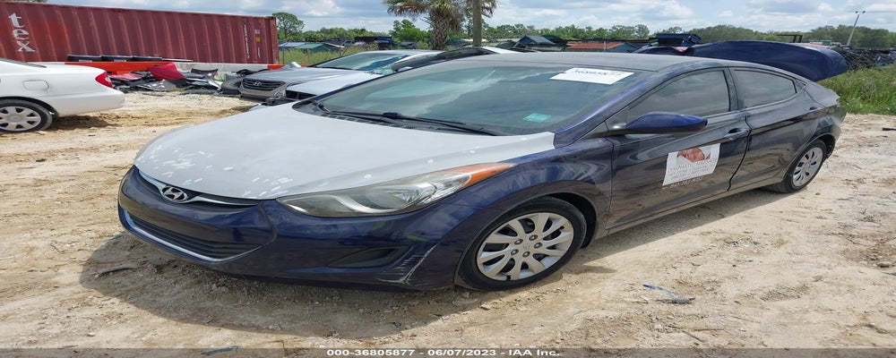 5NPDH4AEXDH202056 2013 HYUNDAI ELANTRA photo no. 2