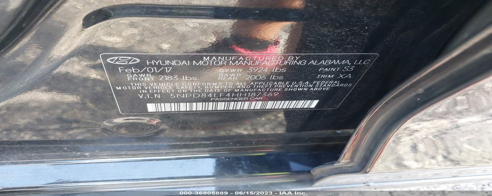 5NPD84LF4HH187369 2017 HYUNDAI ELANTRA photo no. 9