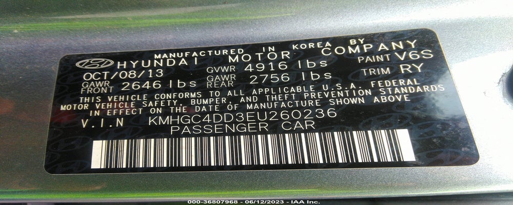 KMHGC4DD3EU260236 2014 HYUNDAI GENESIS photo no. 9