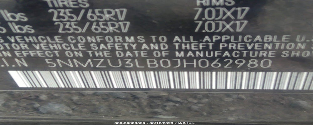 5NMZU3LBOJH062980 2018 HYUNDAI SANTA FE SPORT photo no. 9
