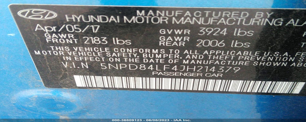 5NPD84LF4JH214379 2018 HYUNDAI ELANTRA photo no. 9