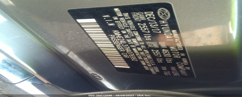 KMHE24L37HA076992 2017 HYUNDAI SONATA HYBRID photo no. 9
