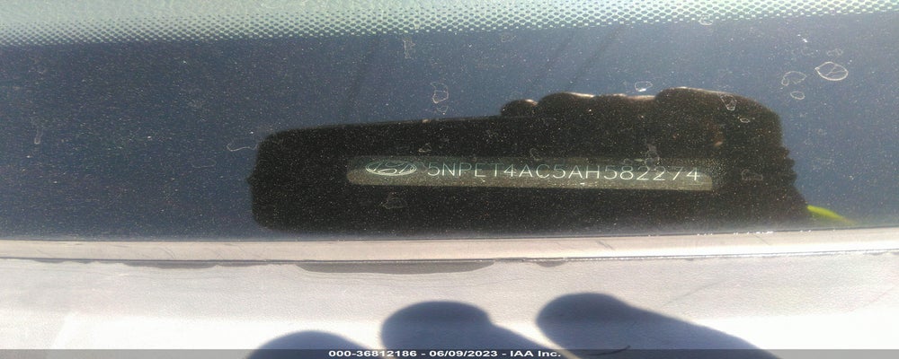 5NPET4AC5AH582274 2010 HYUNDAI SONATA photo no. 9