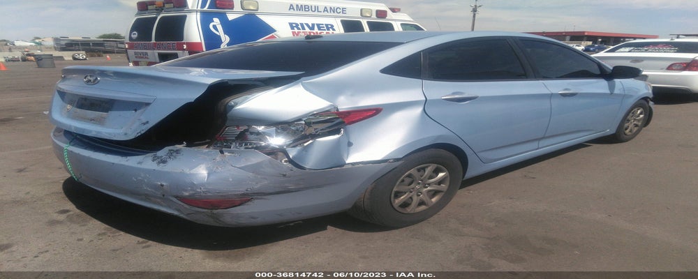 KMHCT4AE4EU609108 2014 HYUNDAI ACCENT photo no. 4