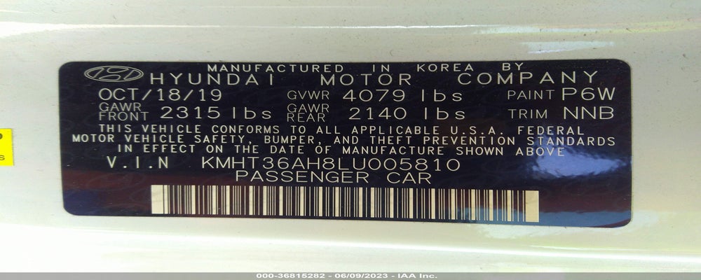 KMHT36AH8LU005810 2020 HYUNDAI VELOSTER N photo no. 9
