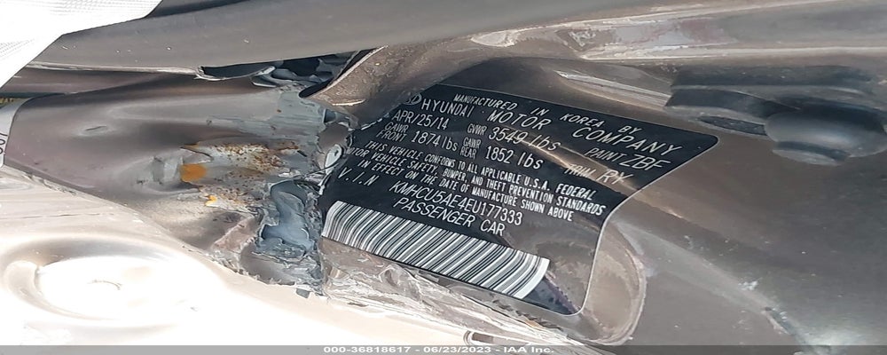KMHCU5AE4EU177333 2014 HYUNDAI ACCENT photo no. 9