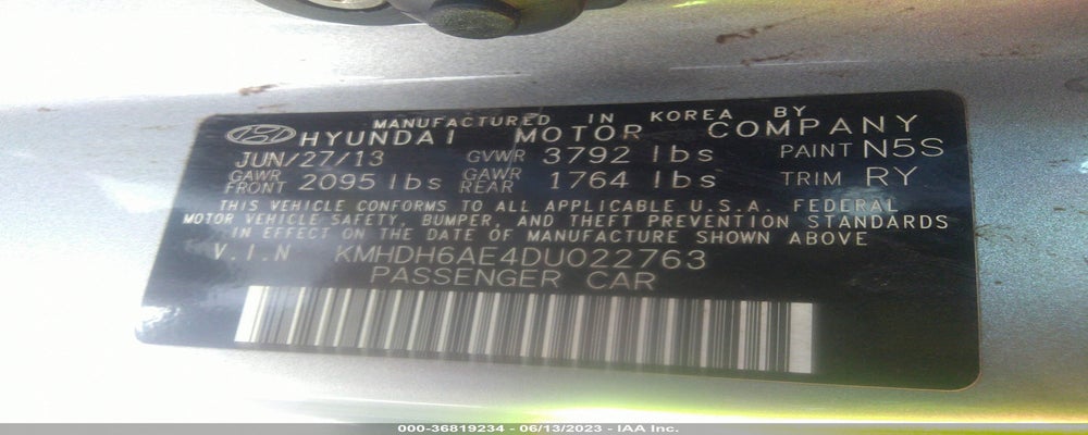 KMHDH6AE4DU022763 2013 HYUNDAI ELANTRA COUPE photo no. 9
