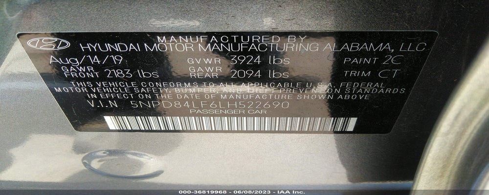 5NPD84LF6LH522690 2020 HYUNDAI ELANTRA photo no. 9