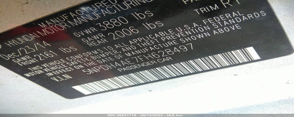 5NPDH4AE7FH628497 2015 HYUNDAI ELANTRA photo no. 9