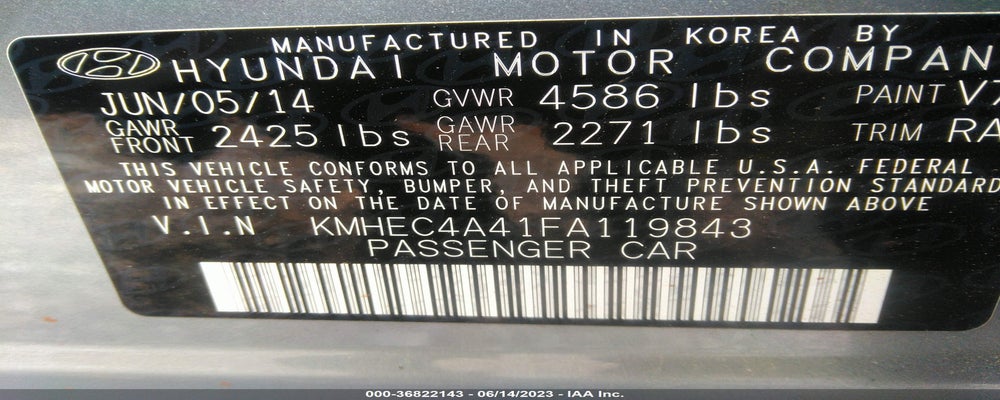 KMHEC4A41FA119843 2015 HYUNDAI SONATA HYBRID photo no. 9