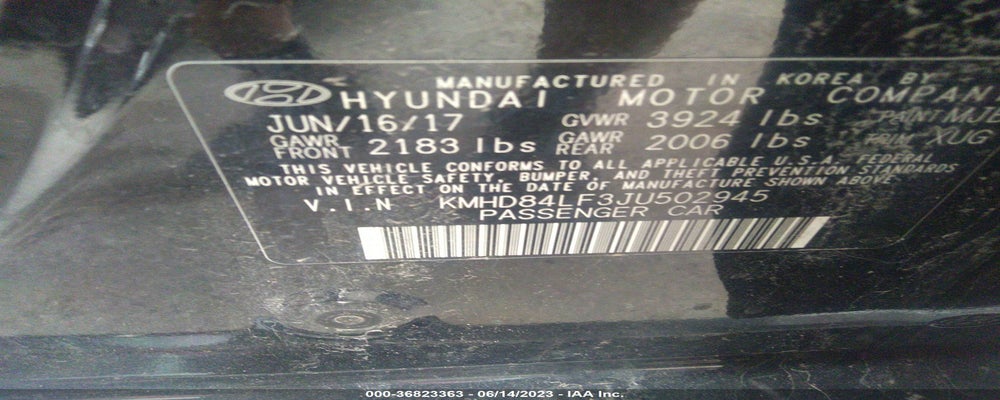 KMHD84LF3JU502945 2018 HYUNDAI ELANTRA photo no. 9
