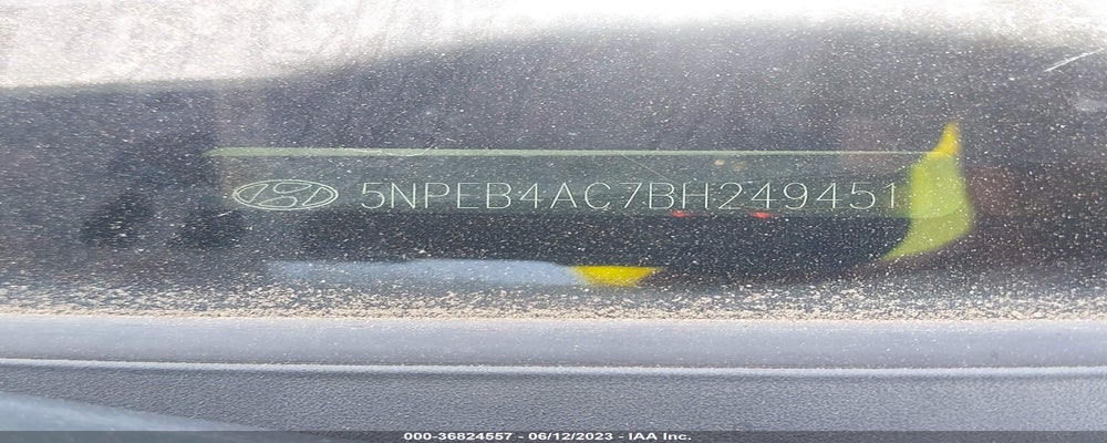 5NPEB4AC7BH249451 2011 HYUNDAI SONATA photo no. 9