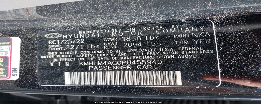 KMHLM4AG0PU455949 2023 HYUNDAI ELANTRA photo no. 9