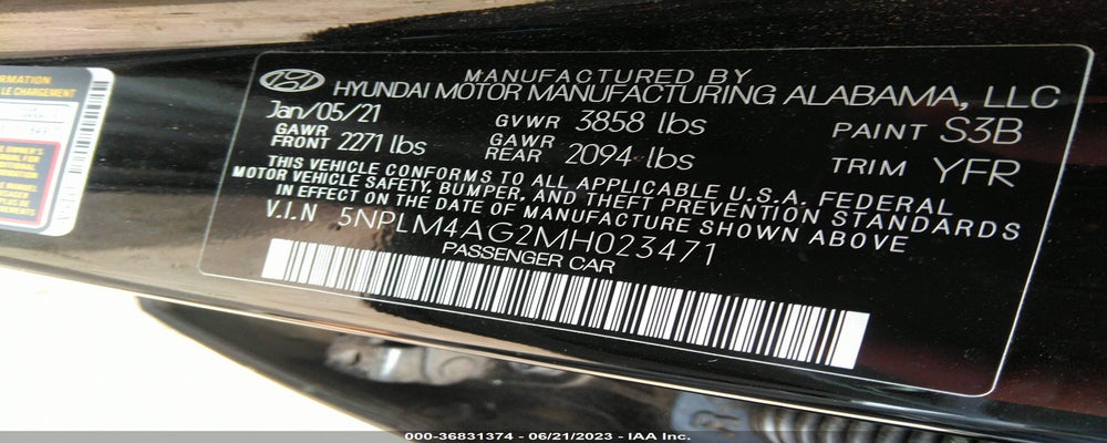 5NPLM4AG2MH023471 2021 HYUNDAI ELANTRA photo no. 9
