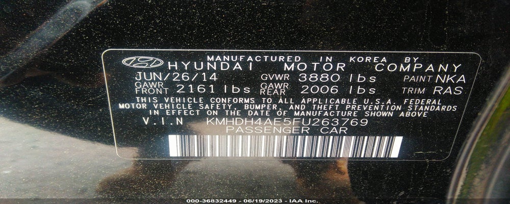 KMHDH4AE5FU263769 2015 HYUNDAI ELANTRA photo no. 9