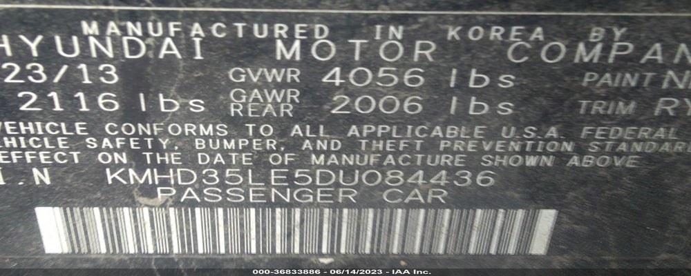 KMHD35LE5DU084436 2013 HYUNDAI ELANTRA GT photo no. 9