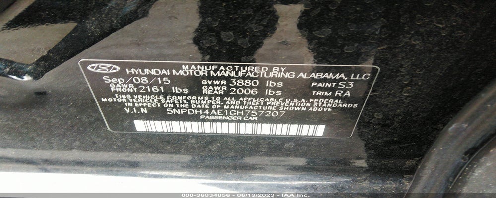 5NPDH4AE1GH757207 2016 HYUNDAI ELANTRA photo no. 9