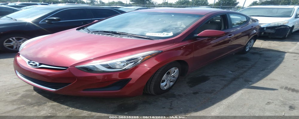 5NPDH4AEXGH669336 2016 HYUNDAI ELANTRA photo no. 2