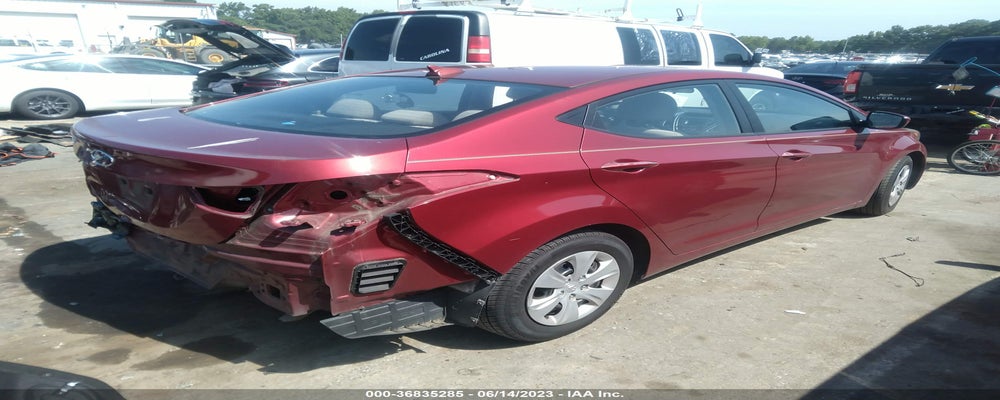 5NPDH4AEXGH669336 2016 HYUNDAI ELANTRA photo no. 4