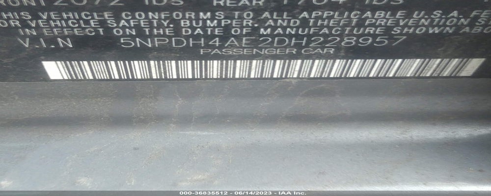 5NPDH4AE2DH228957 2013 HYUNDAI ELANTRA photo no. 9