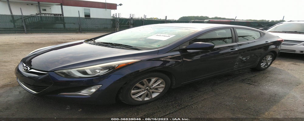 5NPDH4AE6EH503098 2014 HYUNDAI ELANTRA photo no. 2