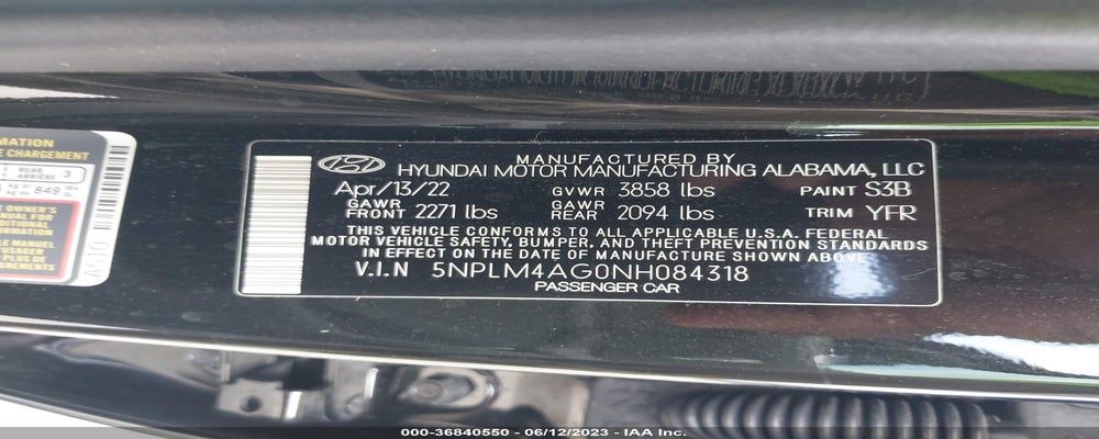 5NPLM4AG0NH084318 2022 HYUNDAI ELANTRA photo no. 9