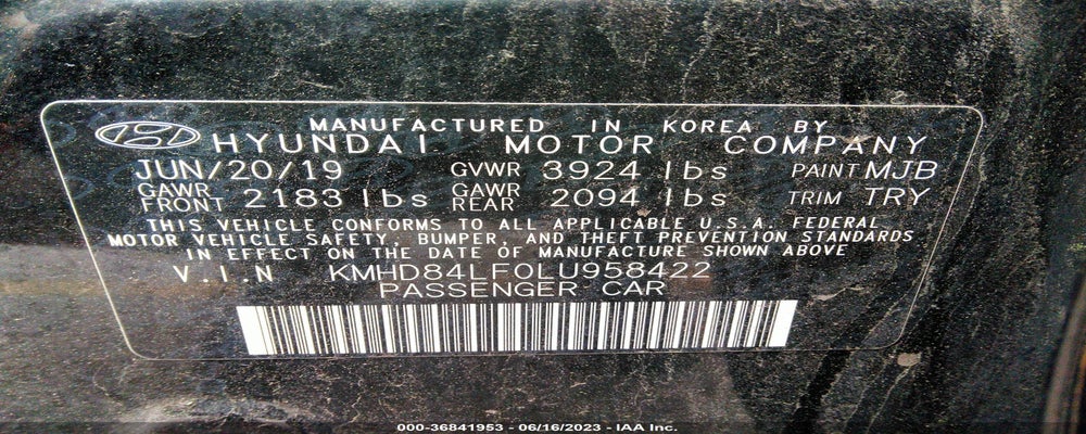 KMHD84LF0LU958422 2020 HYUNDAI ELANTRA photo no. 9