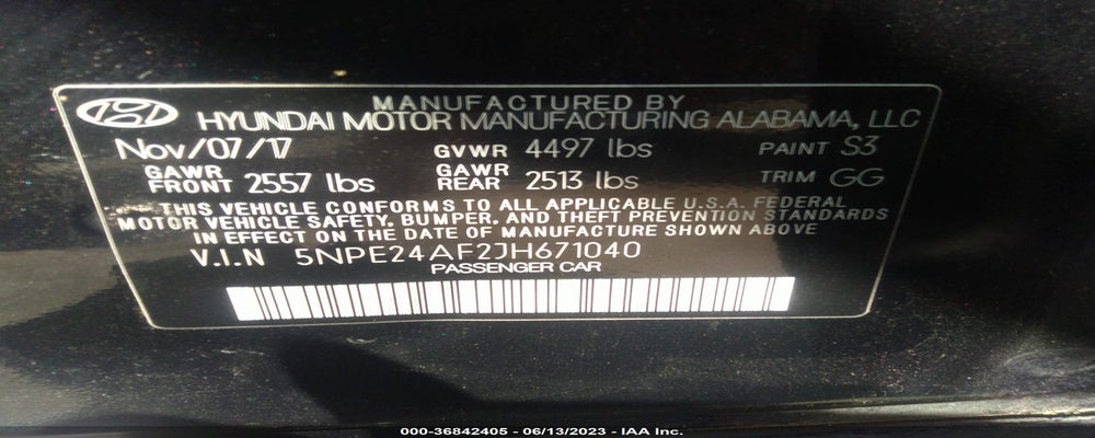 5NPE24AF2JH671040 2018 HYUNDAI SONATA photo no. 9
