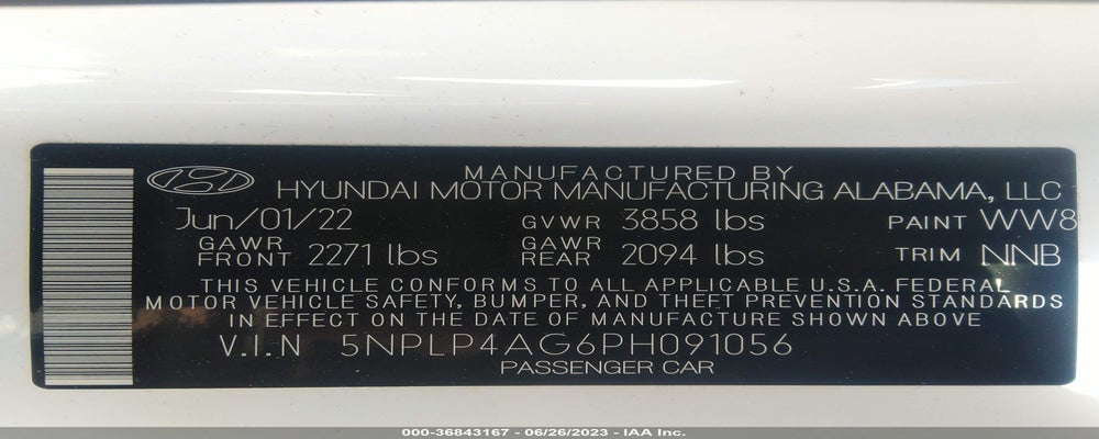5NPLP4AG6PH091056 2023 HYUNDAI ELANTRA photo no. 9