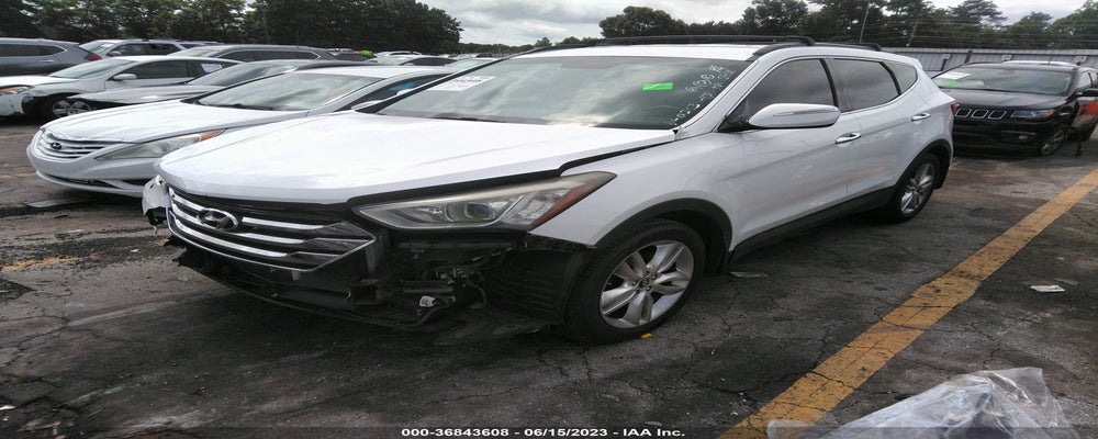 5XYZU3LA8DG070363 2013 HYUNDAI SANTA FE photo no. 2