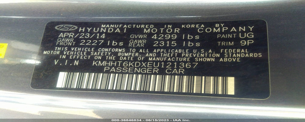 KMHHT6KDXEU121367 2014 HYUNDAI GENESIS COUPE photo no. 9