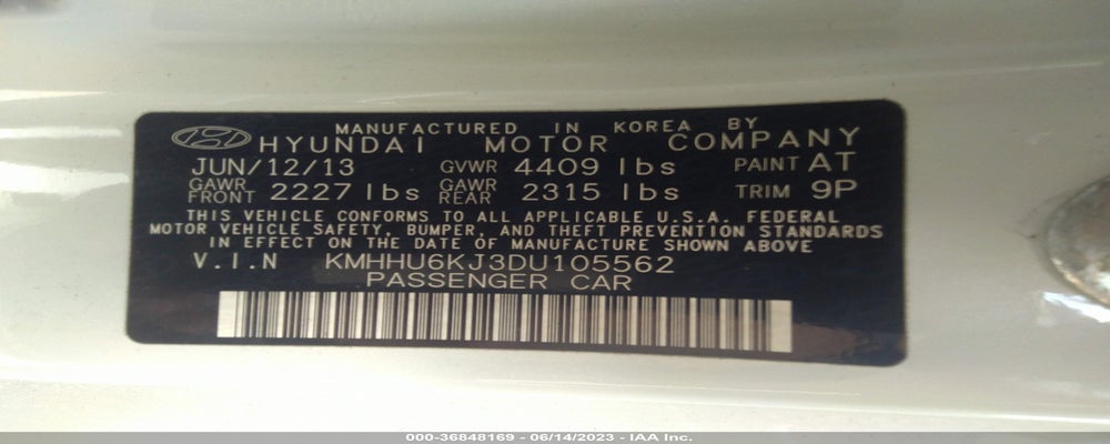 KMHHU6KJ3DU105562 2013 HYUNDAI GENESIS COUPE photo no. 9