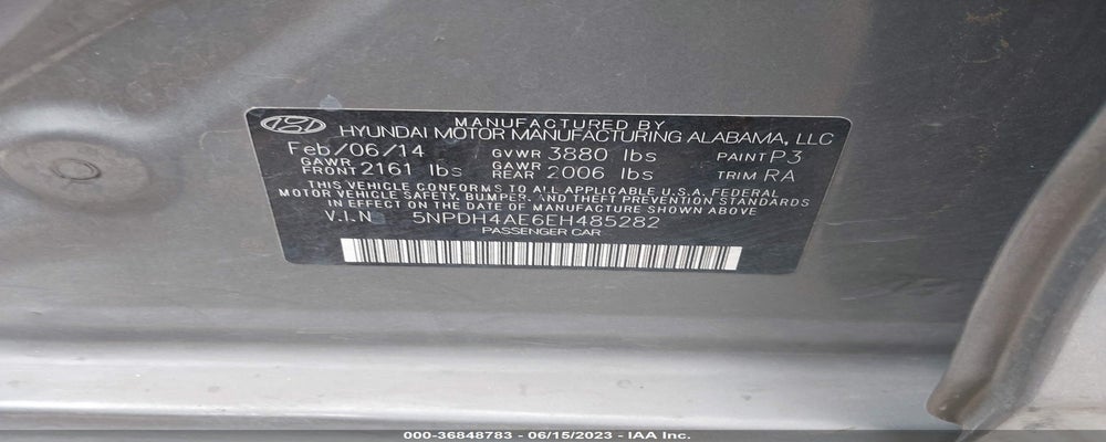 5NPDH4AE6EH485282 2014 HYUNDAI ELANTRA photo no. 9