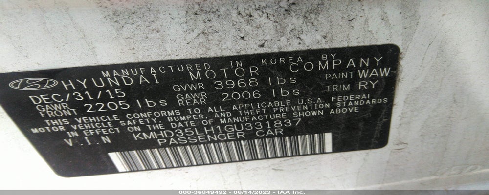 KMHD35LH1GU331837 2016 HYUNDAI ELANTRA GT photo no. 9