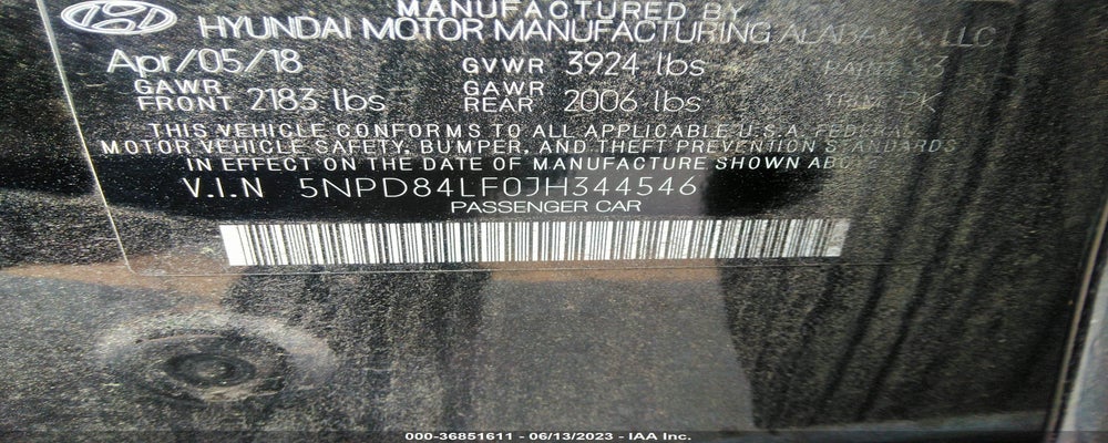 5NPD84LF0JH344546 2018 HYUNDAI ELANTRA photo no. 9