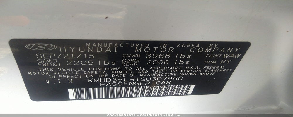 KMHD35LH1GU307988 2016 HYUNDAI ELANTRA GT photo no. 9