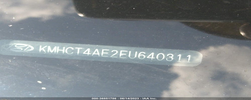 KMHCT4AE2EU640311 2014 HYUNDAI ACCENT photo no. 9