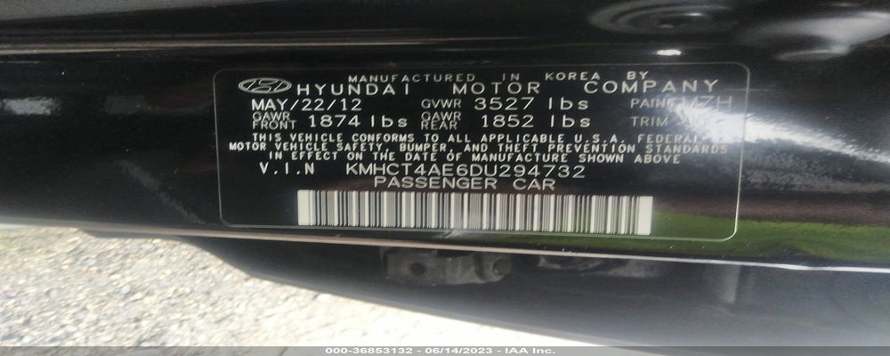 KMHCT4AE6DU294732 2013 HYUNDAI ACCENT photo no. 9