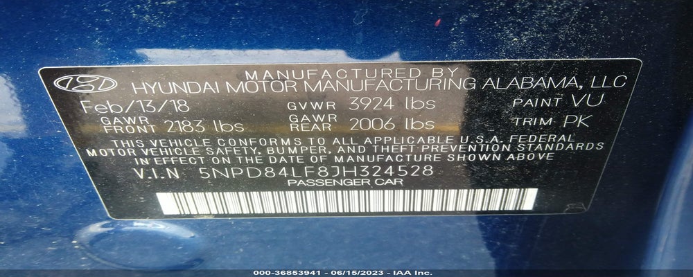 5NPD84LF8JH324528 2018 HYUNDAI ELANTRA photo no. 9