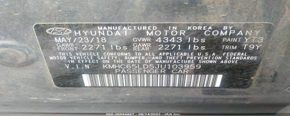 KMHC65LD5JU103959 2018 HYUNDAI IONIQ PLUG-IN HYBRID photo no. 9