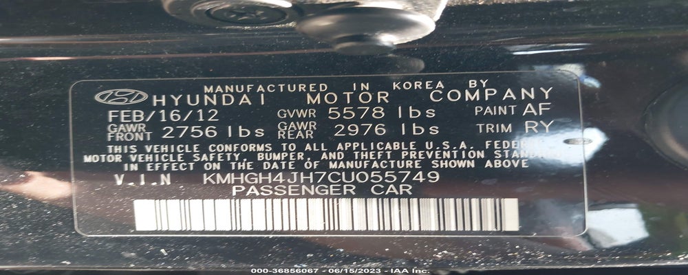 KMHGH4JH7CU055749 2012 HYUNDAI EQUUS photo no. 9