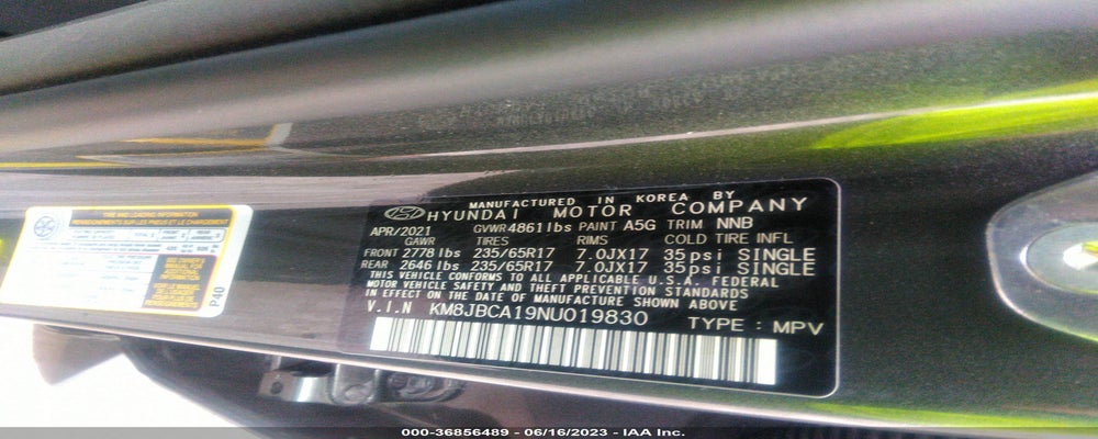 KM8JBCA19NU019830 2022 HYUNDAI TUCSON HYBRID photo no. 9