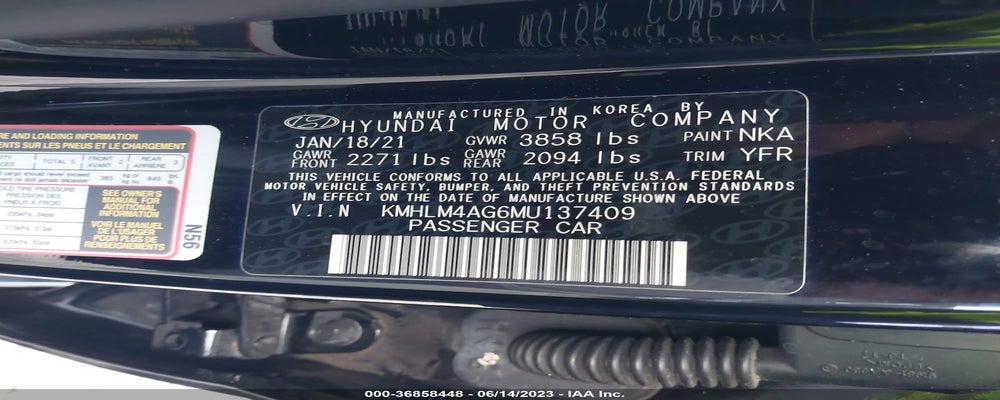 KMHLM4AG6MU137409 2021 HYUNDAI ELANTRA photo no. 9