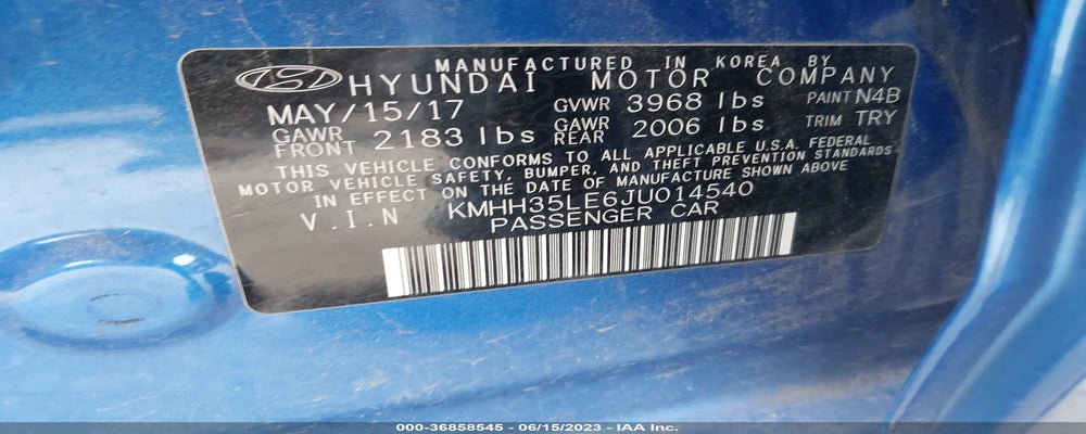 KMHH35LE6JU014540 2018 HYUNDAI ELANTRA GT photo no. 9