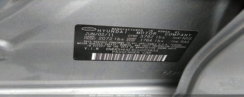 KMHDH4AE6CU203933 2012 HYUNDAI ELANTRA photo no. 9