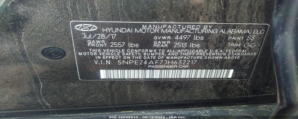 5NPE24AF7JH632217 2018 HYUNDAI SONATA photo no. 9
