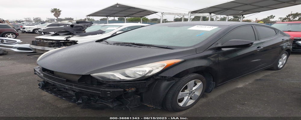 5NPDH4AE2CH126234 2012 HYUNDAI ELANTRA photo no. 2